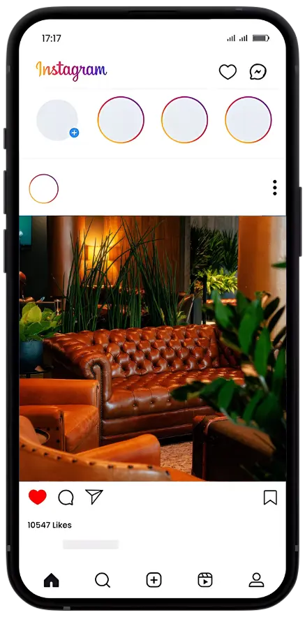 lounge social media post