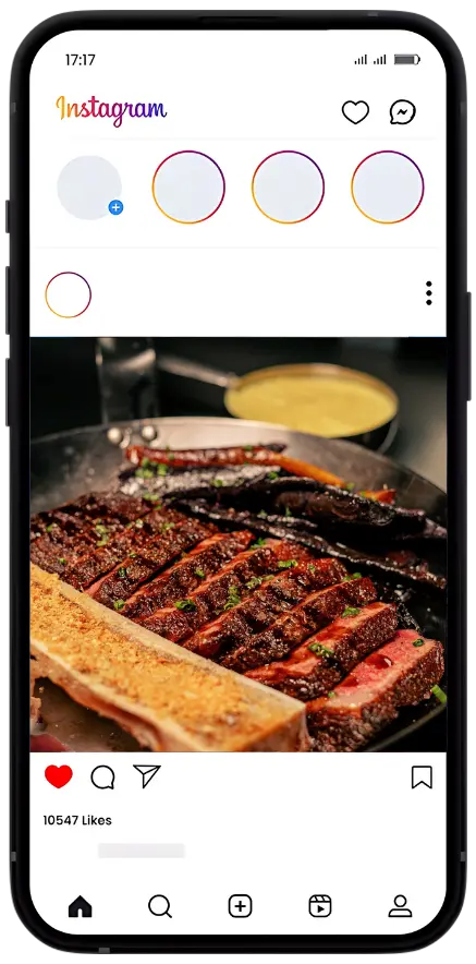 steak social media post