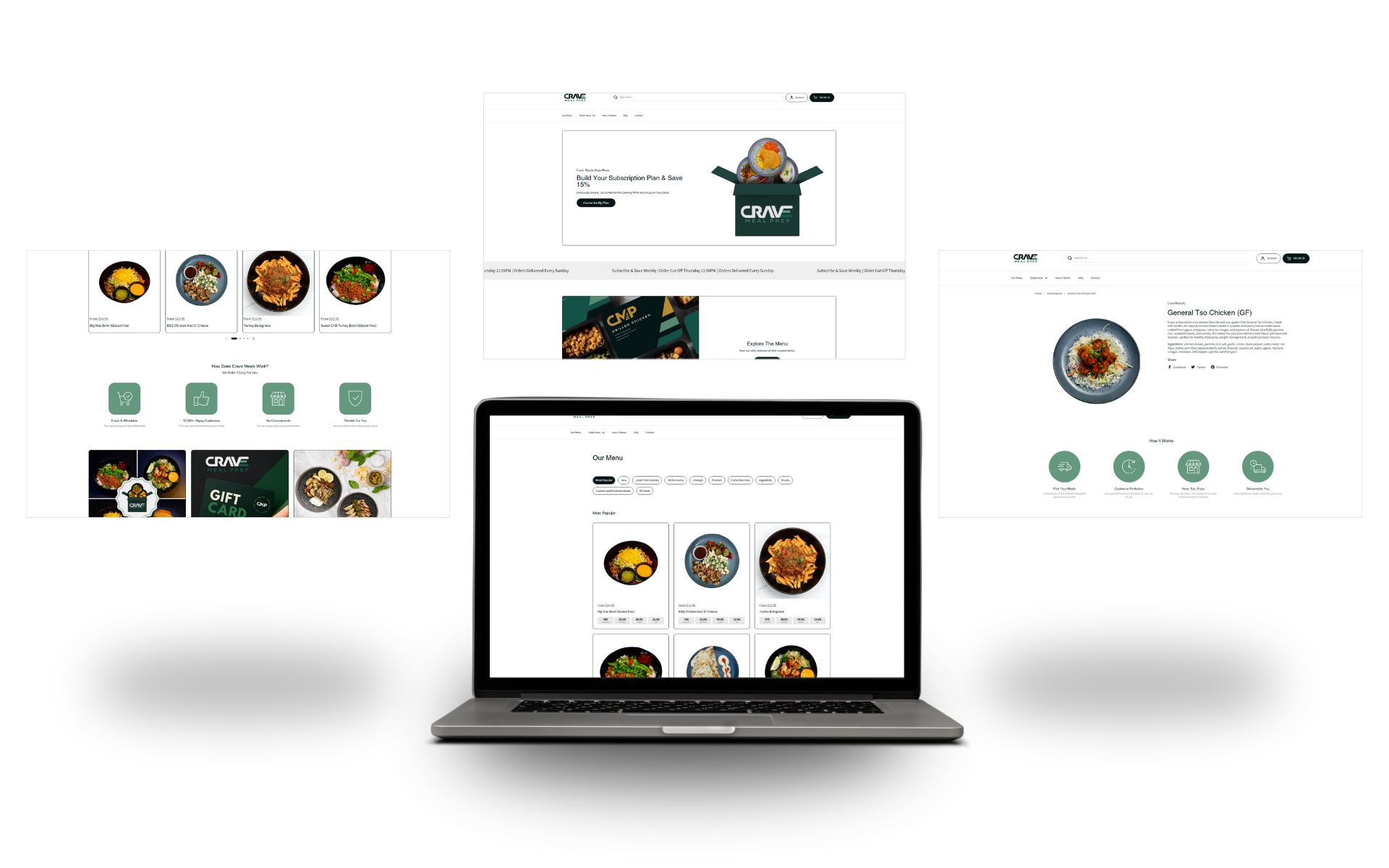 crave meal prep Website