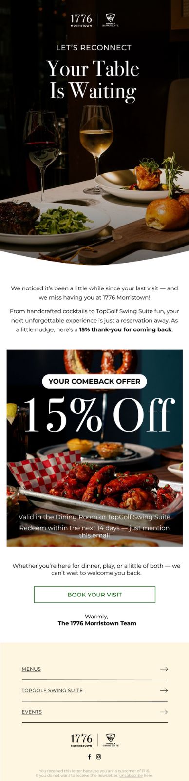 food & Beverage email