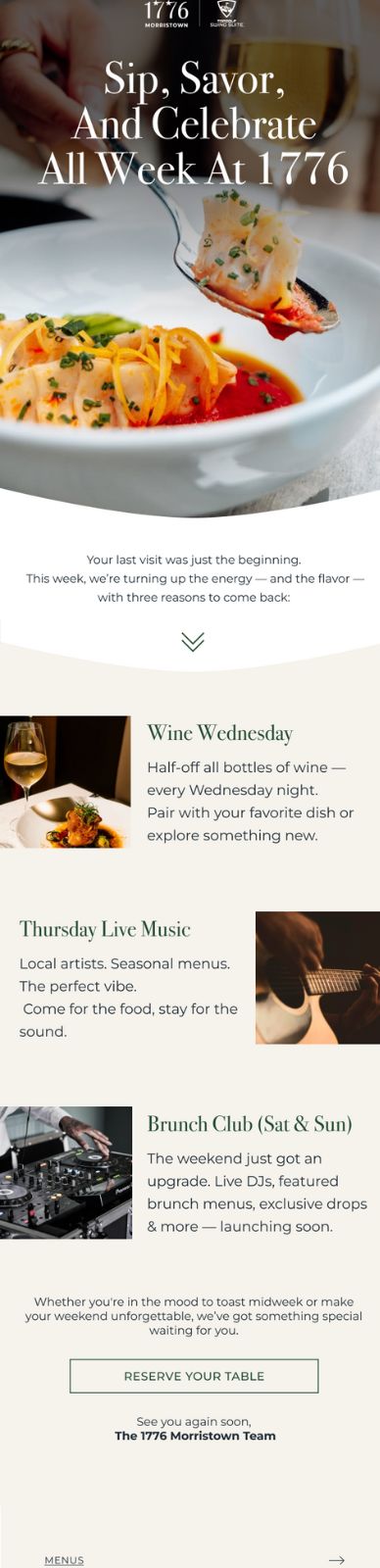 food & Beverage email