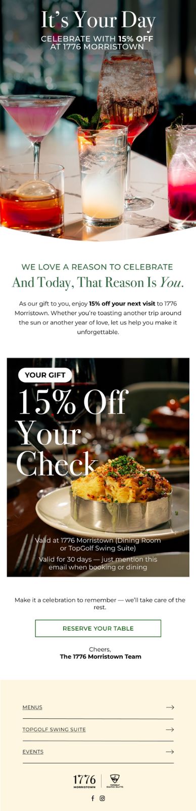 food & Beverage email